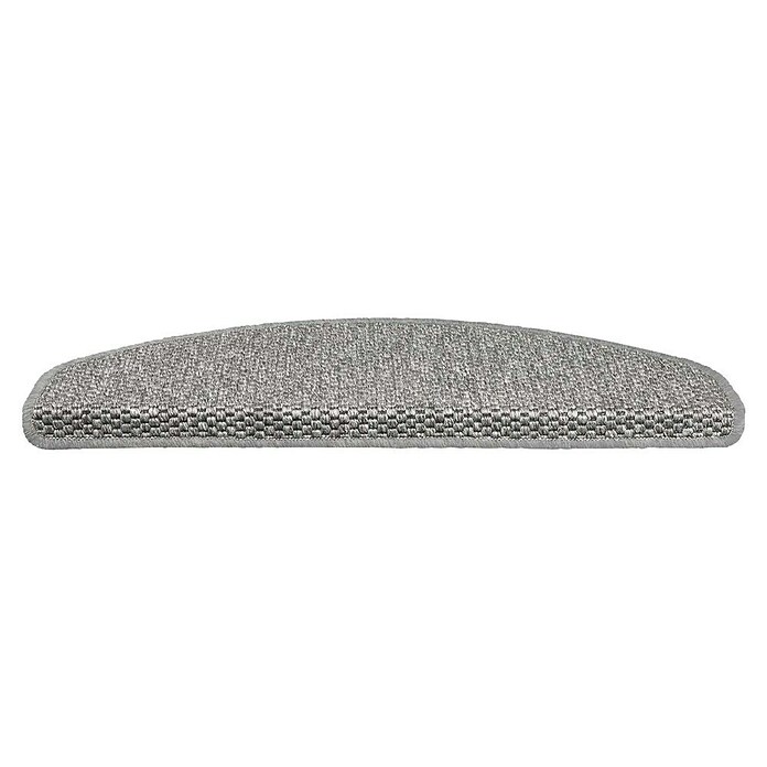 Stufenmatte Kalkutta (65 x 23,5 cm, Silber, Halbrund) | BAUHAUS