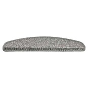 Stufenmatte Kalkutta (65 x 23,5 cm, Silber, Halbrund) | BAUHAUS