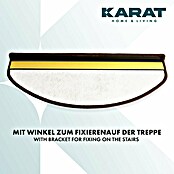 Stufenmatte Geneva (65 x 23,5 cm, Braun, Halbrund) | BAUHAUS