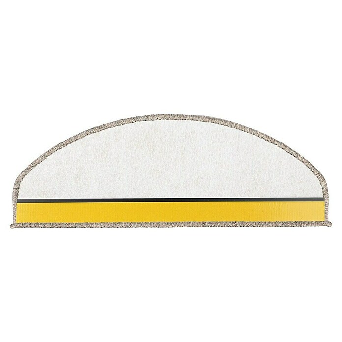 Stufenmatte Kalkutta (65 x 23,5 cm, Taupe, Halbrund) | BAUHAUS