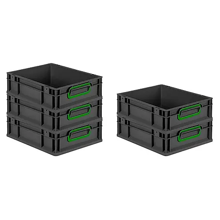 Proregal  Euroboxen-Set 5x Eurobox NextGen Color