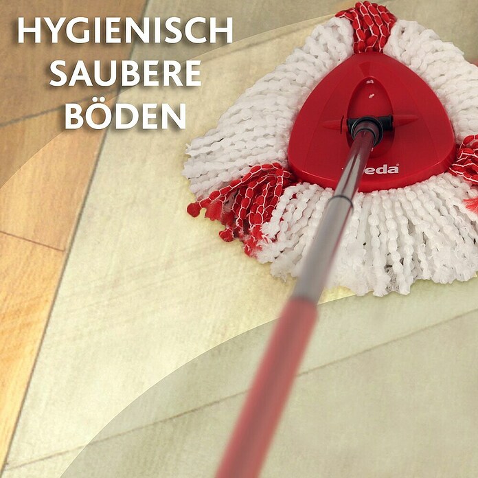 Vileda Easy Wring+Clean Wischmop-Set (5-tlg., Mikrofaser)