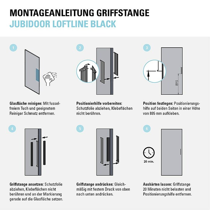 Diamond Doors Black Edition Schiebetür-Komplettset Jubidoor Loftline Black (935 x 2 058 mm, Einscheibensicherheitsglas (ESG)) | BAUHAUS