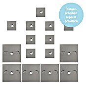 Diamond Doors Holzschiebetür-Beschlag Galaxy (Edelstahloptik, Art Beschlag: Offen, 200 cm)
