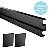 Diamond Doors Schiebetürbeschlag Linea 40 Premium Glas/Holz (Aluminium, Art Beschlag: Geschlossen, 1 900 mm) | BAUHAUS