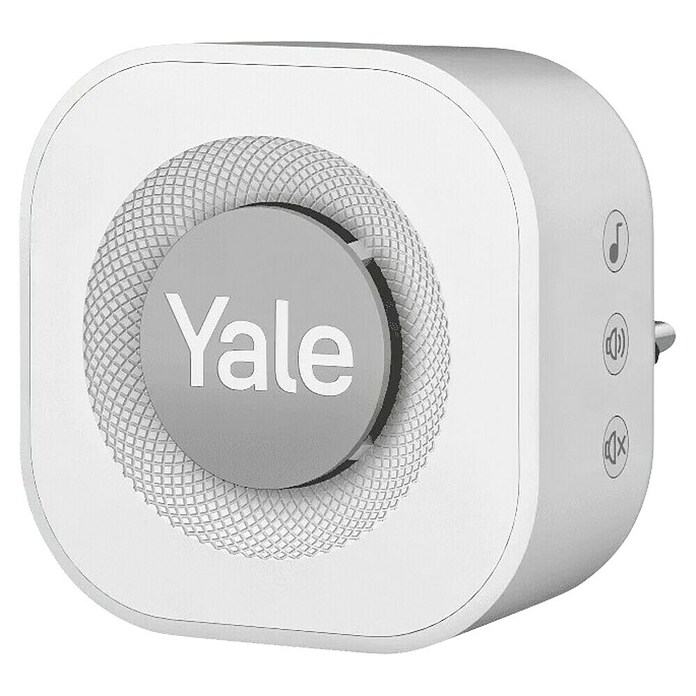 Yale Radijski gong sprejemnik  (Barva: Bela, Število zvonenj: 7 kos) | 1337 - Türsprech/Türbildanlagen | CBMB - Gongs | CBM - Elektroartikel | CB - Elektroinstallation | C - Elektro | BAUHAUS