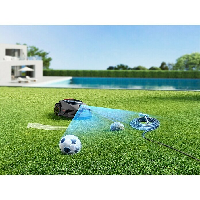 Mova Mähroboter Lidax Ultra 1000 (1 000 m², Schnittbreite: 20 cm, Kamera-gestützte Navigation, LiDAR) | BAUHAUS