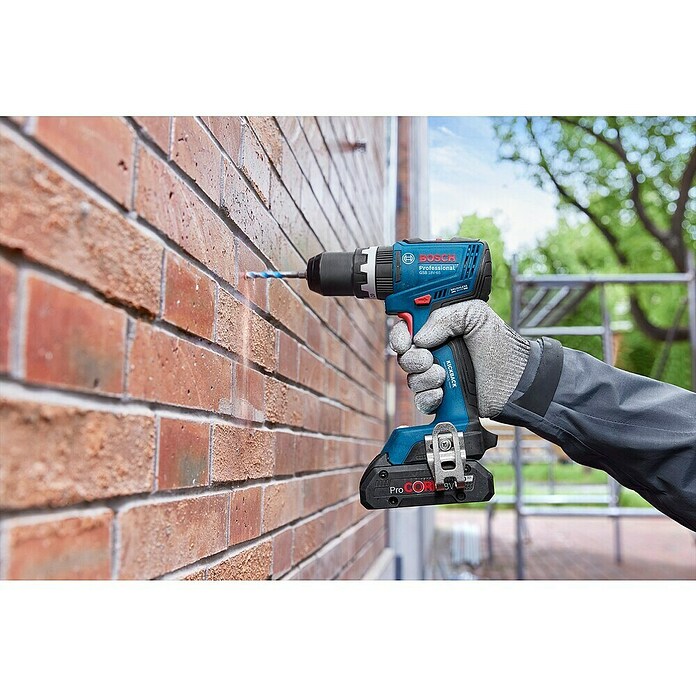 Bosch Professional AMPShare 18V Akumulatorska udarna bušilica/odvijač GSB 18V-65  (18 V, Bez akumulatora, 63 Nm) | BAUHAUS