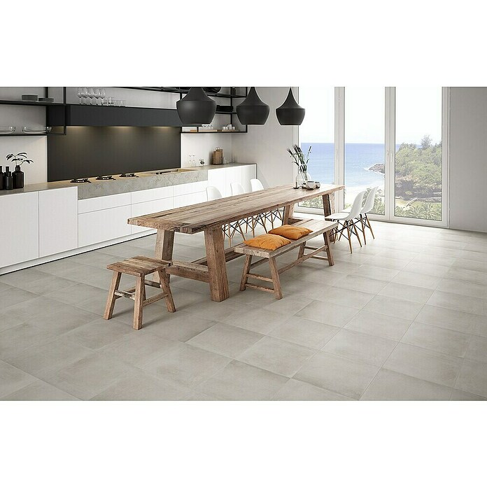 Myth Age Keramische tegel Clarens Perla (45 x 45 cm, Wit, Mat) | BAUHAUS