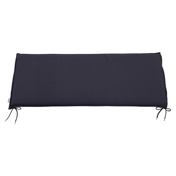 Doppler Sitzkissen (L x B x H: 120 x 45 x 4 cm, Schwarz, 100 % Polyester, 2er Bankauflage) | BAUHAUS