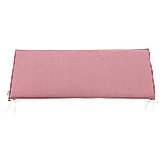 Doppler Sitzkissen (L x B x H: 120 x 45 x 4 cm, Rosa, 100 % Polyester, 2er Bankauflage)