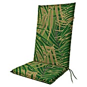 Doppler Sitzauflage Living (Hochlehner, L x B x H: 119 x 48 x 6 cm, Polyester, Baumwolle, Grüne Pflanzen) | BAUHAUS