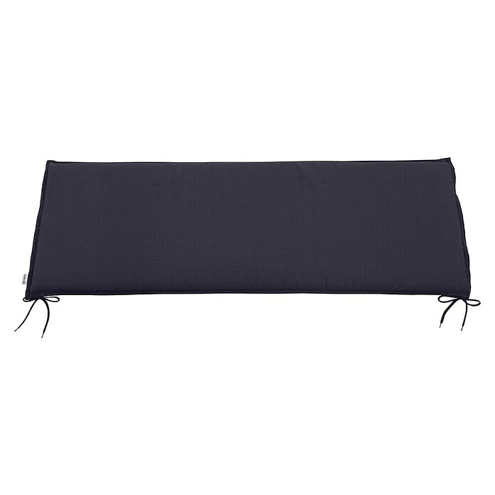 Doppler Sitzkissen (L x B x H: 150 x 45 x 4 cm, Schwarz, 100 % Polyester, 3er Bankauflage) | BAUHAUS