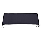 Doppler Sitzkissen (L x B x H: 150 x 45 x 4 cm, Schwarz, 100 % Polyester, 3er Bankauflage) | BAUHAUS