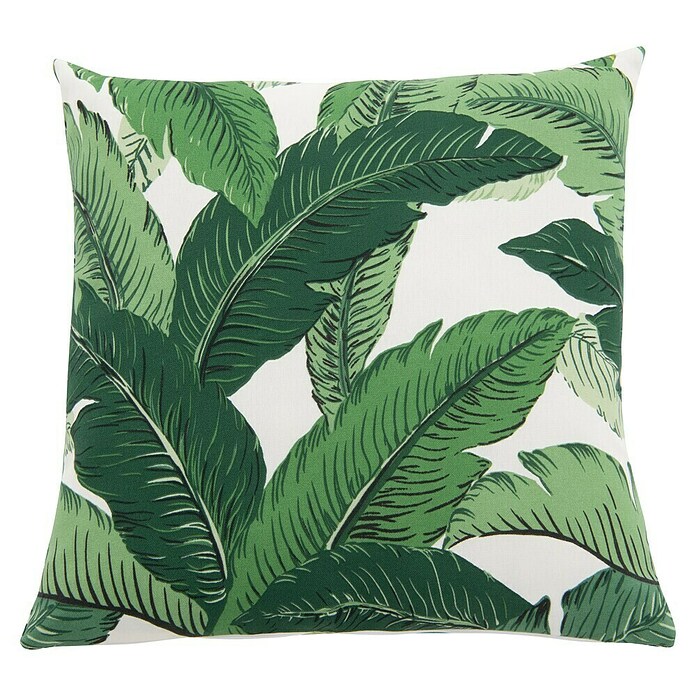 Doppler Outdoor-Kissen (Grün/Weiß, L x B x H: 45 x 45 x 14 cm) | BAUHAUS