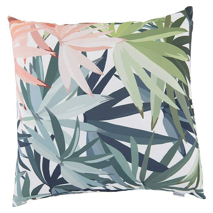 Doppler Outdoor-Kissen (Grün/Pink/Blau, L x B x H: 45 x 45 x 14 cm) | BAUHAUS