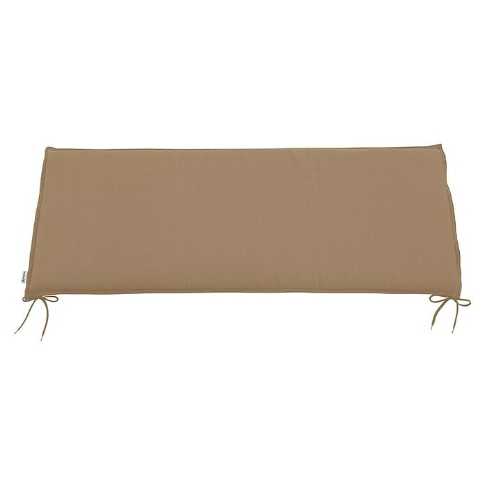 Doppler Sitzkissen (L x B x H: 120 x 45 x 4 cm, Braun, 100 % Polyester, 2er Bankauflage) | BAUHAUS