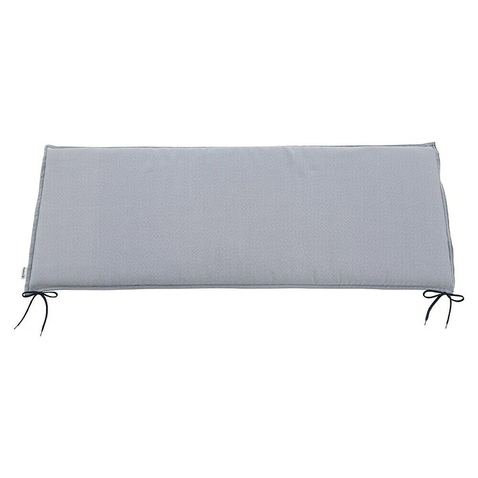 Doppler Sitzkissen (L x B x H: 120 x 45 x 4 cm, Grau, 100 % Polyester, 2er Bankauflage) | BAUHAUS