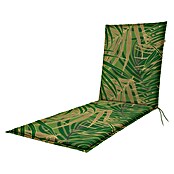 Doppler Liegenauflage Living (L x B x H: 195 x 60 x 6 cm, Baumwoll-Polyester-Mischgewebe, Grüne Pflanzen) | BAUHAUS