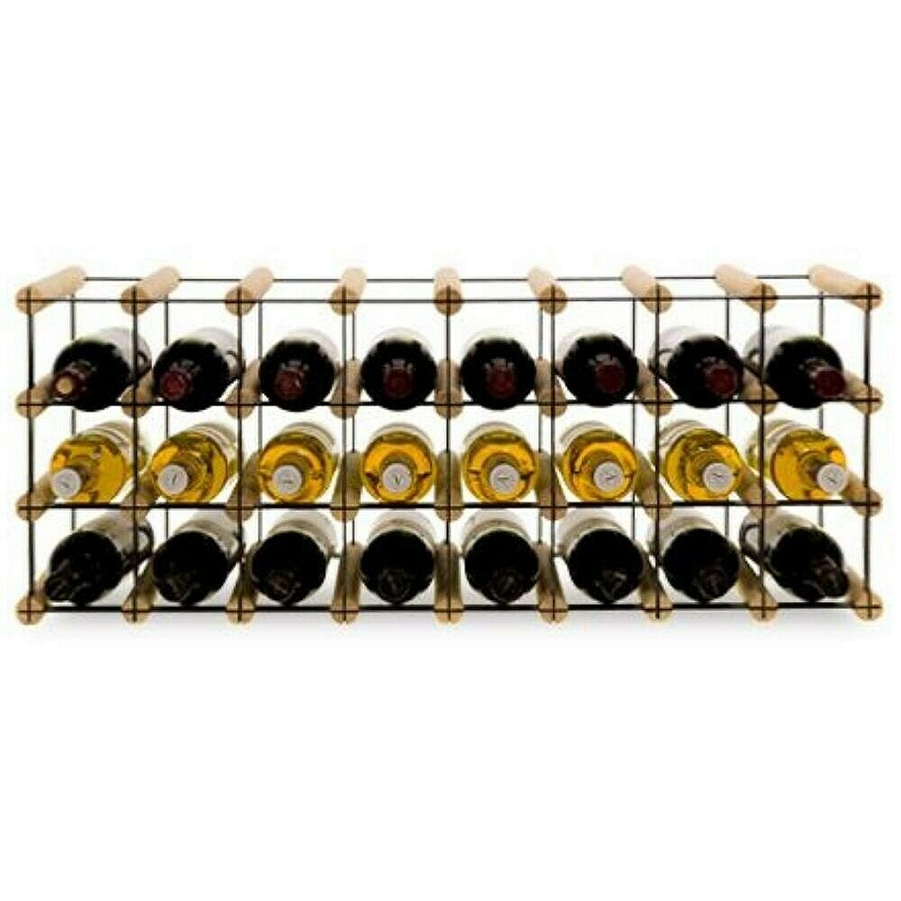 Produktbild von Weinregal/Flaschenregal System"Optiplus" Modell 3, Für 63 Fl Holzverbundstoff Braun Gebeizt