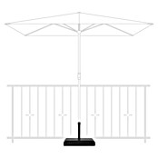 Doppler Balkonschirmständer (L x B: 28 x 49 cm, Für Rohrdurchmesser: 25 mm - 32 mm, 20 kg) | BAUHAUS
