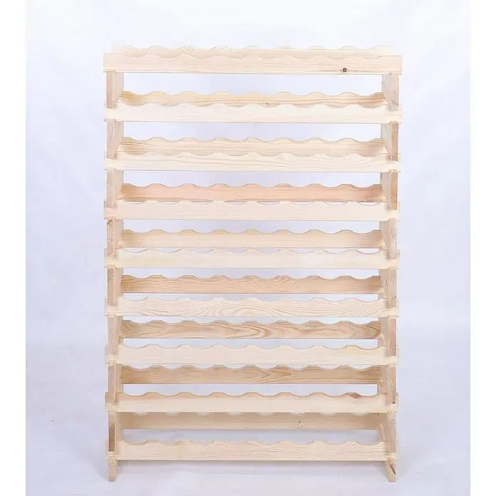 Proregal Flaschenregal Weinregal VINOTECA FLEX PRO für 72 Flaschen - L x B x H: 28 x 84 x 121 cm, Holz, Anzahl Böden: 9 Stk. - Holzweinregal mit mehreren Ablagen für Weinflaschen, ideal für die Aufbewahrung und Präsentation Ihrer Weinsammlung.