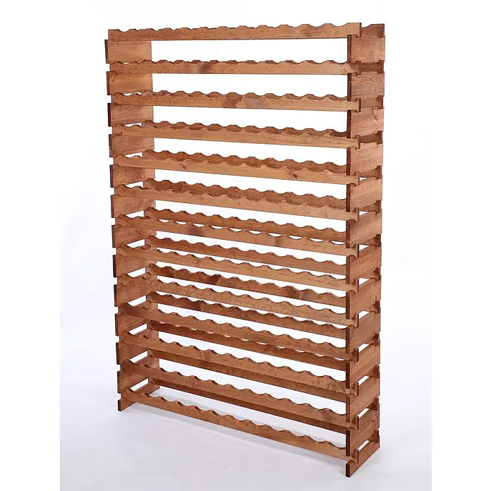 Proregal Flaschenregal Weinregal VINOTECA FLEX PRO für 168 Flaschen - Holz, Anzahl Böden: 14 Stk. - Holz-Weinregal zur Aufbewahrung und Präsentation von Weinflaschen. Das Regal hat mehrere Ebenen und bietet viel Platz.