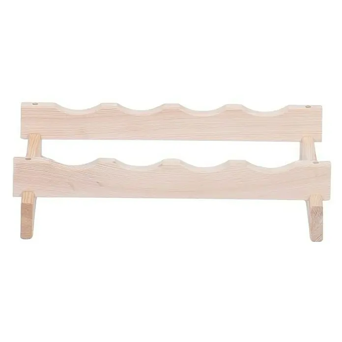 Proregal Flaschenregal Weinregal VINOTECA FLEX PRO für 4 Flaschen - L x B x H: 28 x 46 x 9 cm, Holz, Anzahl Böden: 1 Stk. - Helles Holzweinregal zur Aufbewahrung von Weinflaschen. Das Weinregal ist aus Holz gefertigt und bietet Platz für bis zu sechs Weinflaschen.