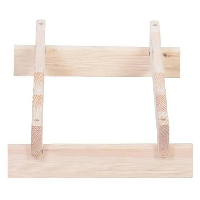 Proregal Flaschenregal Weinregal VINOTECA FLEX PRO für 4 Flaschen - L x B x H: 28 x 46 x 9 cm, Holz, Anzahl Böden: 1 Stk. - Holz Schwertständer für Katana, Wakizashi und Tanto. Die perfekte Präsentation für Samurai Schwerter aus hellem Holz.