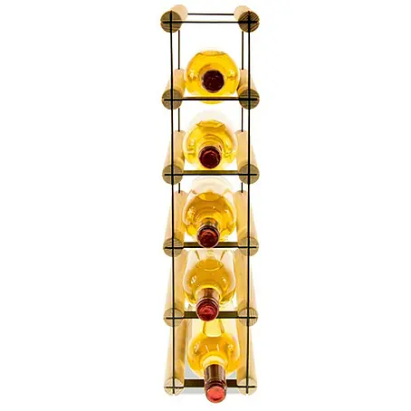 Proregal  Flaschenregal Modulares Weinregal VINOTECA MOD METAL für 1x5 Flaschen