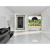 Tau ceramica Keramische tegel Varenna Carrara (30 x 90 cm, Wit, Glanzend) | BAUHAUS
