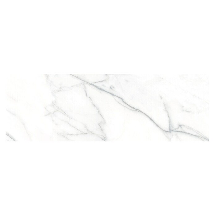 Tau ceramica Keramische tegel Varenna Carrara (30 x 90 cm, Wit, Glanzend) | BAUHAUS