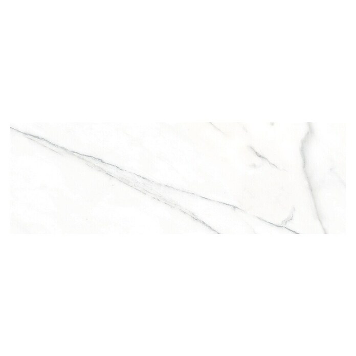 Tau ceramica Keramische tegel Varenna Carrara (30 x 90 cm, Wit, Glanzend) | BAUHAUS
