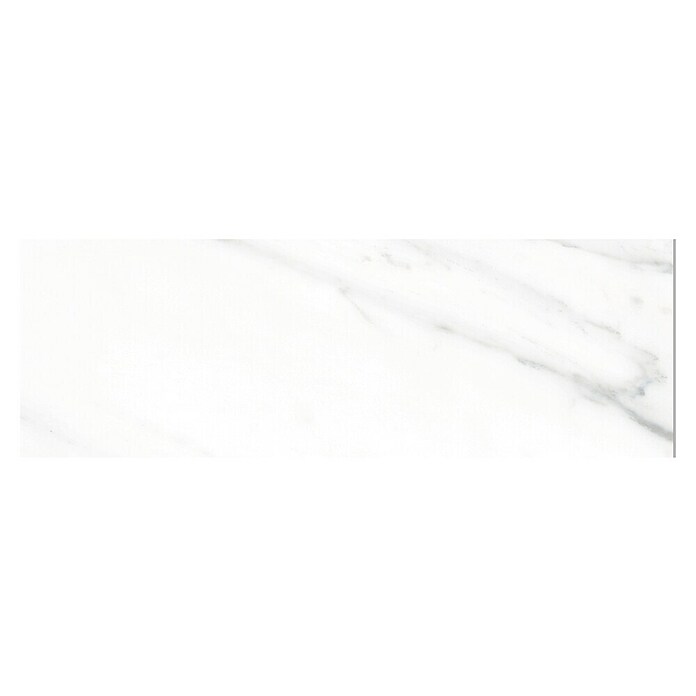 Tau ceramica Keramische tegel Varenna Carrara (30 x 90 cm, Wit, Glanzend) | BAUHAUS