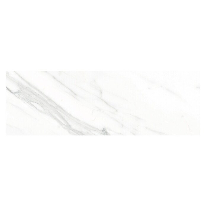 Tau ceramica Keramische tegel Varenna Carrara (30 x 90 cm, Wit, Glanzend) | BAUHAUS