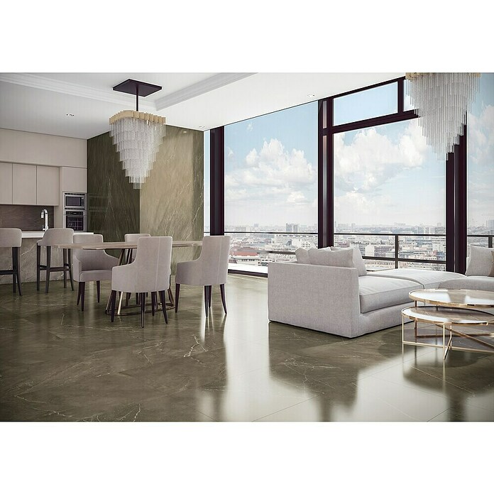Tau ceramica Keramische tegel Crotone Umber (60 x 60 cm, Bruin, Mat) | BAUHAUS