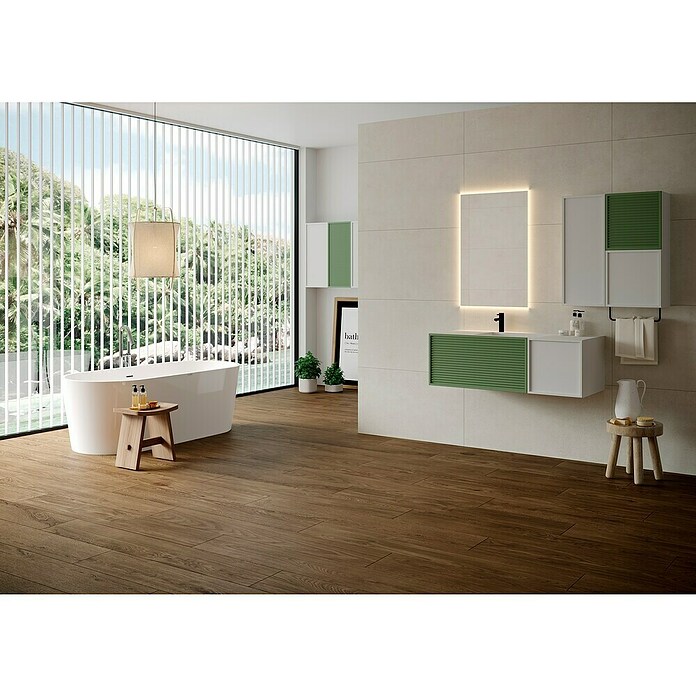 Tau ceramica Keramische tegel Alpino Nut (20 x 120 cm, Nut, Mat) | BAUHAUS