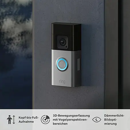 Ring  Türklingel mit Kamera Pro Akku