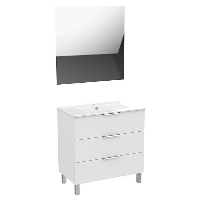 Conjunto de mueble de baño Monic (Blanco, 3 pzs.) | BAUHAUS