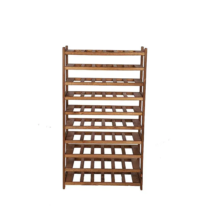 Proregal Flaschenregal Weinregal SPREEWALD für 60 Flaschen - Holz, Anzahl Böden: 10 Stk. - Weinregal aus Holz mit rustikalem Charme. Das Regal bietet Platz für viele Flaschen und ist ein echter Hingucker.