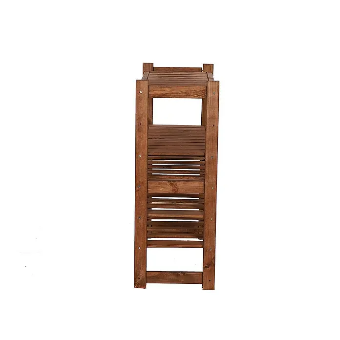 Proregal Flaschenregal Weinregal SPREEWALD für 18 Flaschen - Holz - Holzregal mit drei Ebenen und Lattenstruktur, ideal für die Aufbewahrung von Pflanzen oder anderen Gegenständen im Innen- und Außenbereich.
