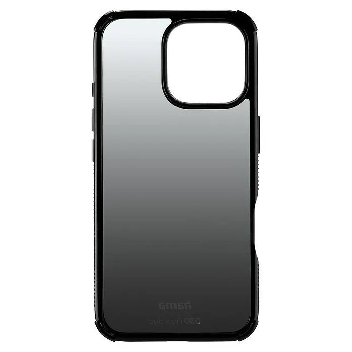 Hama Handyhülle Extreme Protect - iPhone 16 Pro, Schwarz - Schwarze Handyhülle mit D3O-Schutz, die Ihr Telefon vor Stößen und Kratzern schützt. Die Hülle ist schlank und leicht und bietet vollen Zugriff auf alle Anschlüsse.