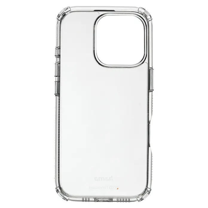 Hama Handyhülle Extreme Protect - iPhone 16 Pro, Durchsichtig - Eine transparente Handyhülle, die das Design des Telefons hervorhebt und gleichzeitig Schutz bietet.