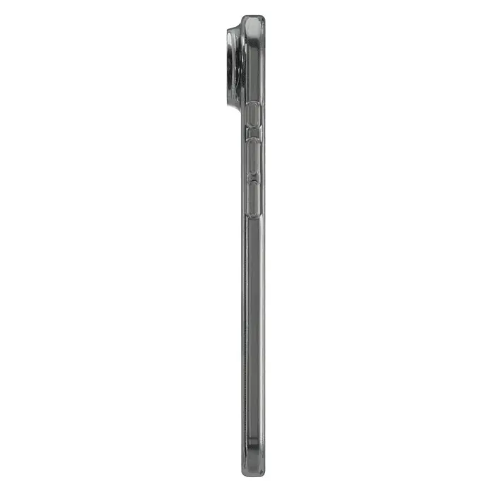 Hama Handyhülle Always Clear - iPhone Air, Durchsichtig - Abbildung einer verchromten WC-Bürste mit Halterung zur stilvollen Aufbewahrung und Reinigung Ihres Badezimmers.