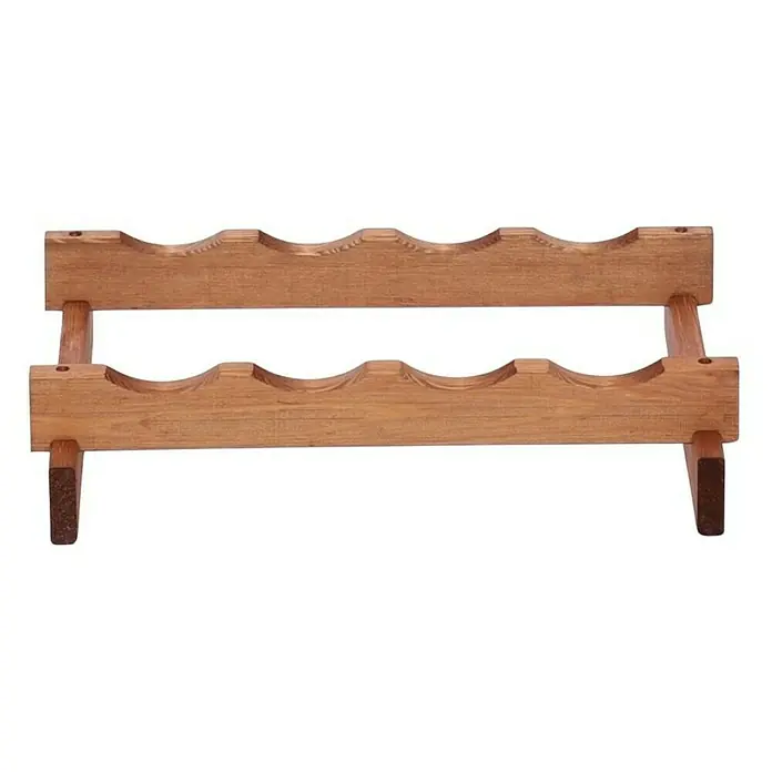 Proregal Flaschenregal Weinregal VINOTECA FLEX PRO für 4 Flaschen - L x B x H: 28 x 46 x 9 cm, Holz, Anzahl Böden: 1 Stk. - Weinregal aus Holz für 5 Flaschen. Das Weinregal ist aus massivem Holz gefertigt und bietet Platz für bis zu 5 Weinflaschen. Es ist eine dekorative Aufbewahrung.