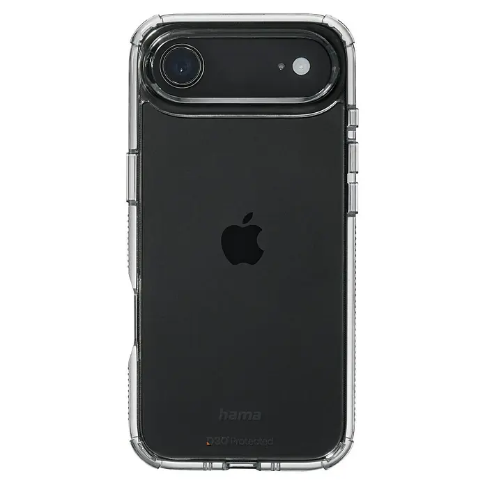 Hama Handyhülle Extreme Protect - iPhone Air, Durchsichtig - Schutzhülle für ein Smartphone der Marke Hama. Die Hülle ist transparent und bietet Schutz vor Stößen und Kratzern. Mit Apple Logo.