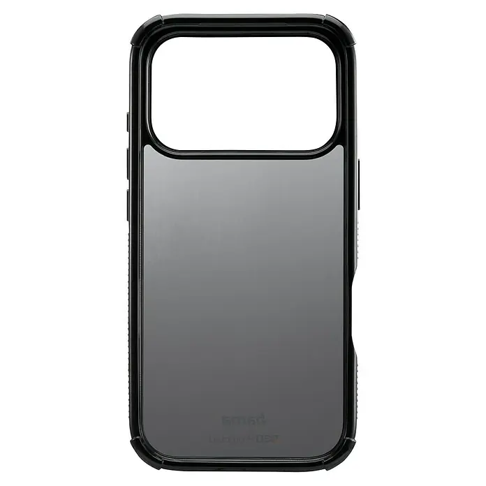Hama Handyhülle Extreme Protect - iPhone 17 Pro, Schwarz - Nahaufnahme einer schwarzen Smartphone-Hülle, die schlankes Design und robusten Schutz für Ihr Gerät vereint.