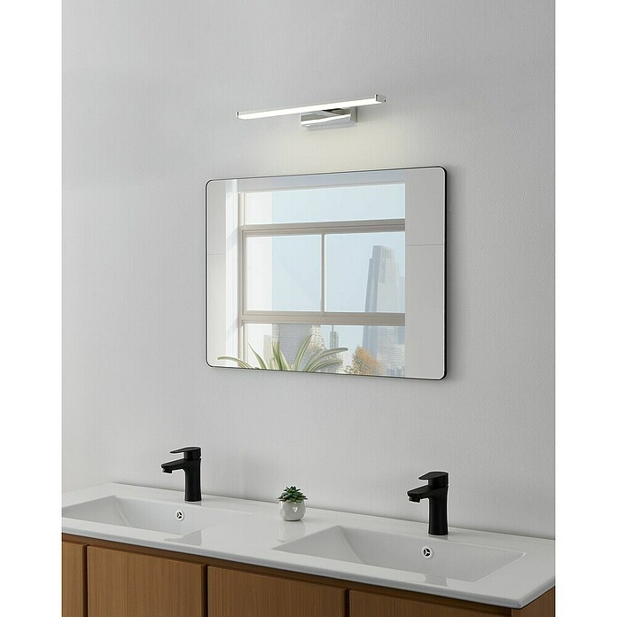 Eglo LED svetilka za ogledalo Galenzana-E  (7,4 W, Do x Š x V: 12 x 40 x 4 cm, Bela, Nevtralno bela) | 3098 - Badlicht | CAKA - Zweckleuchten | CAK - Technisches Licht | CA - Beleuchtung | C - Elektro | BAUHAUS