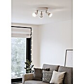 Eglo Regleta redonda Stecci-E (15 W, Ø x Al: 14 x 7,5 cm, Blanco, GU10) | BAUHAUS
