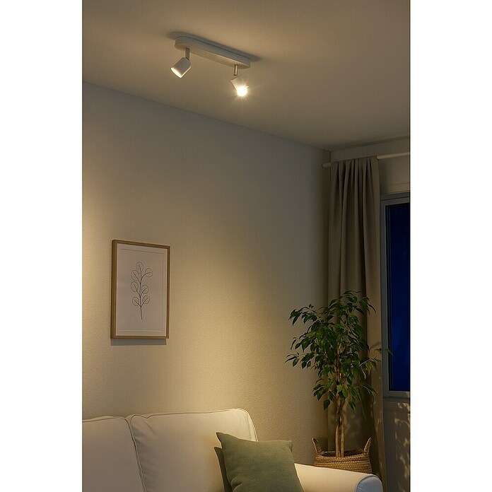 Eglo Regleta Stecci-E (15 W, L x An x Al: 30 x 4,5 x 7,5 cm, Blanco, GU10) | BAUHAUS